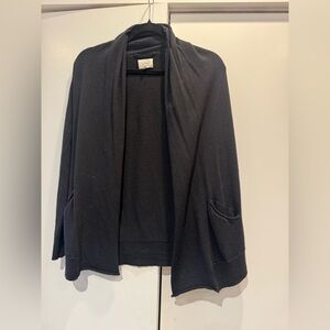 Aritizia Wilfred Black Open Front Women's Cardigan